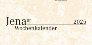 Der Jenaer Wochenkalender für 2025 ist da!