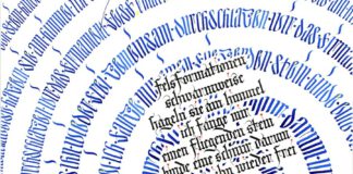 Kalligrafische Bibliothek der Poesie