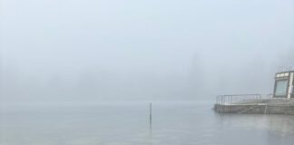 Eisschicht verhindert Neujahrsschwimmen
