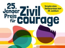 Der Jenaer Preis für Zivilcourage wird 25!