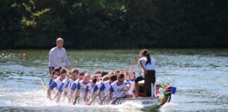 Drachenboot-Sprint am Schleichersee
