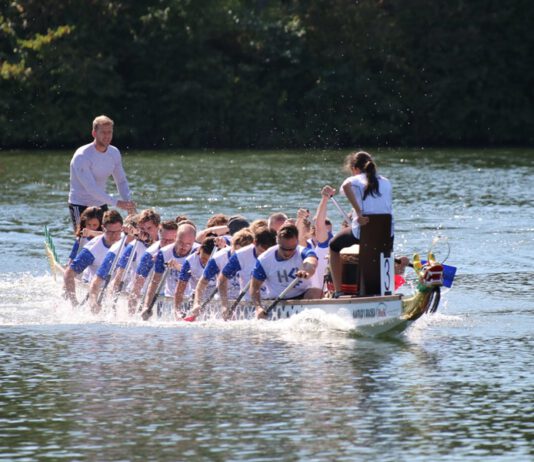 Drachenboot-Sprint am Schleichersee
